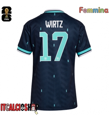 Germania Florian Wirtz #17 Seconda Maglia Femmina Mondiali 2026 Manica Corta